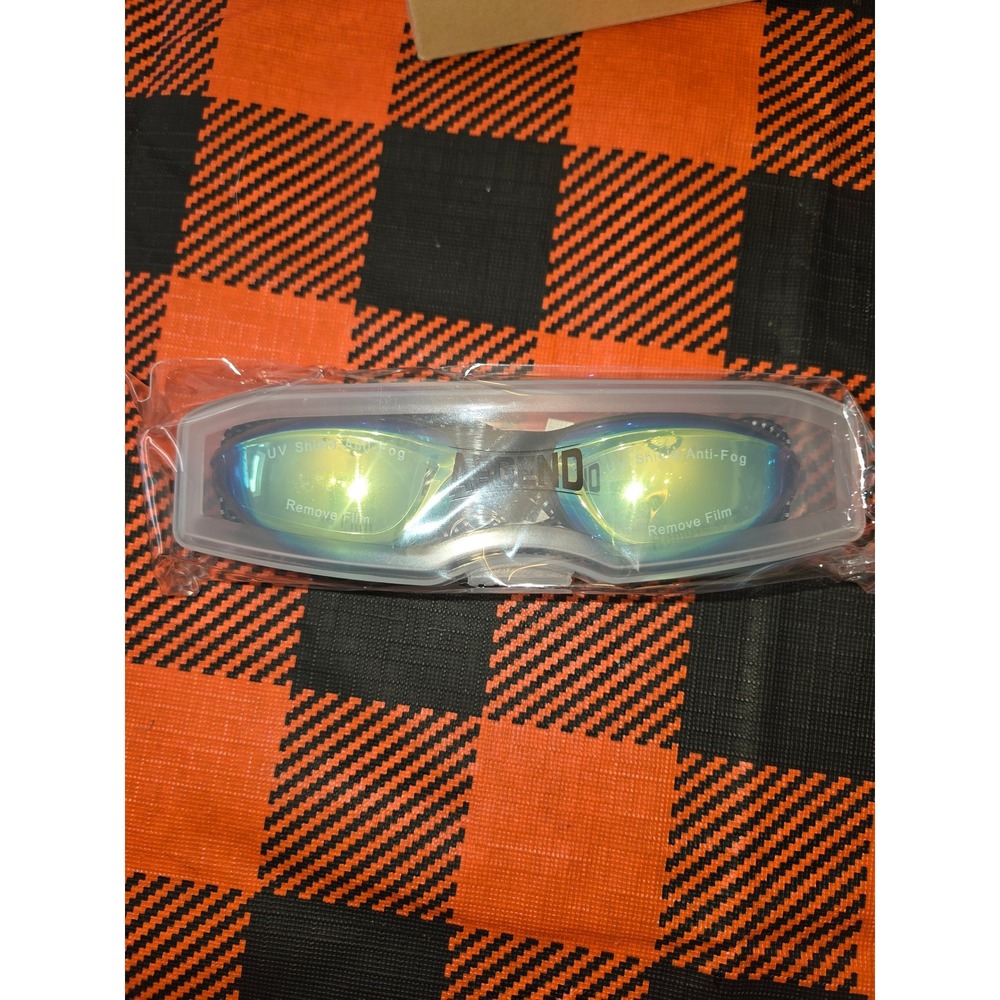 Aegend Swim Goggles Mirror Lens UV Protection Anti-Fog with Hard Case New